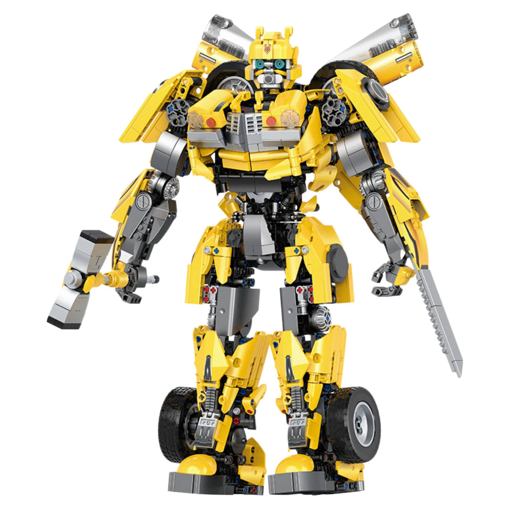 Mecha Yellow Warrior Building Set 850PCS