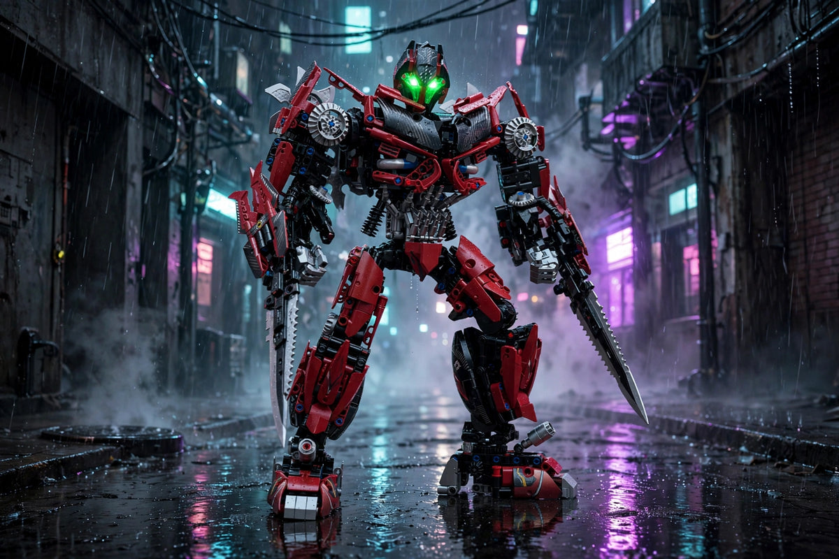 Mecha Crimson Blade Building Set 980PCS