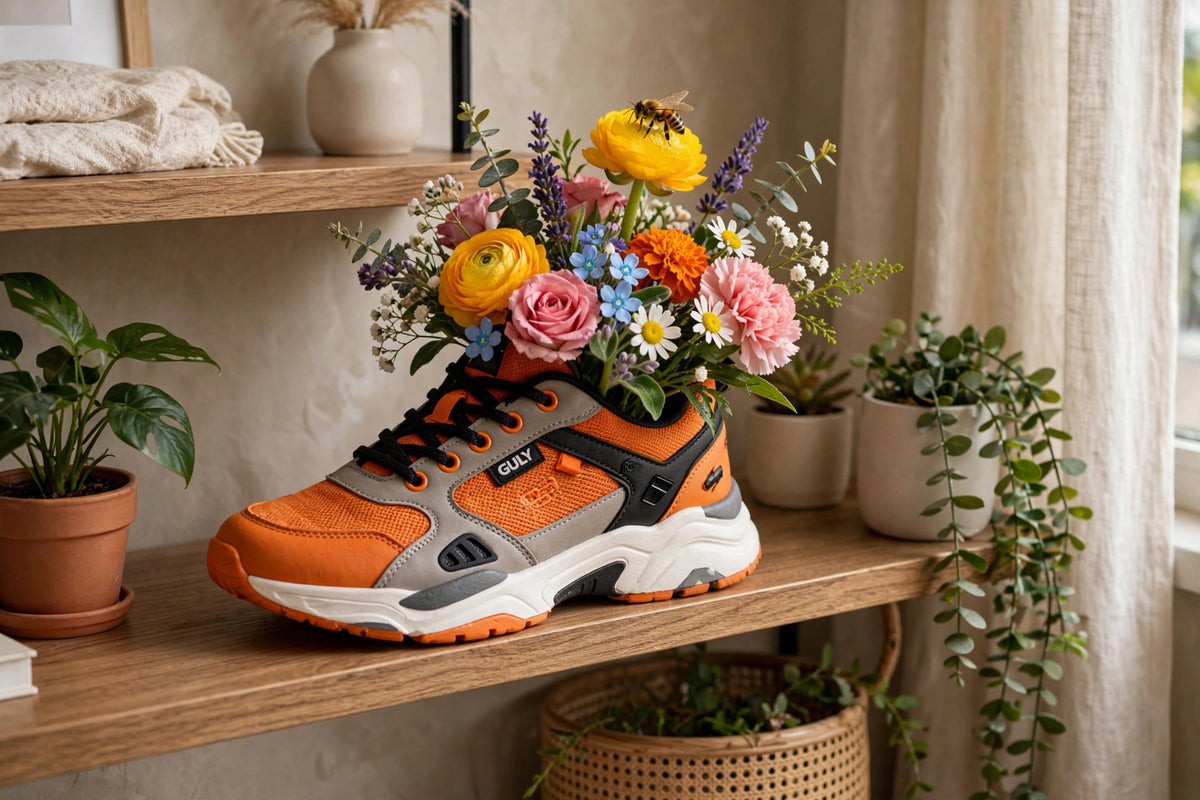 Sneaker Flower Vase Building Set 700PCS Limited Edition