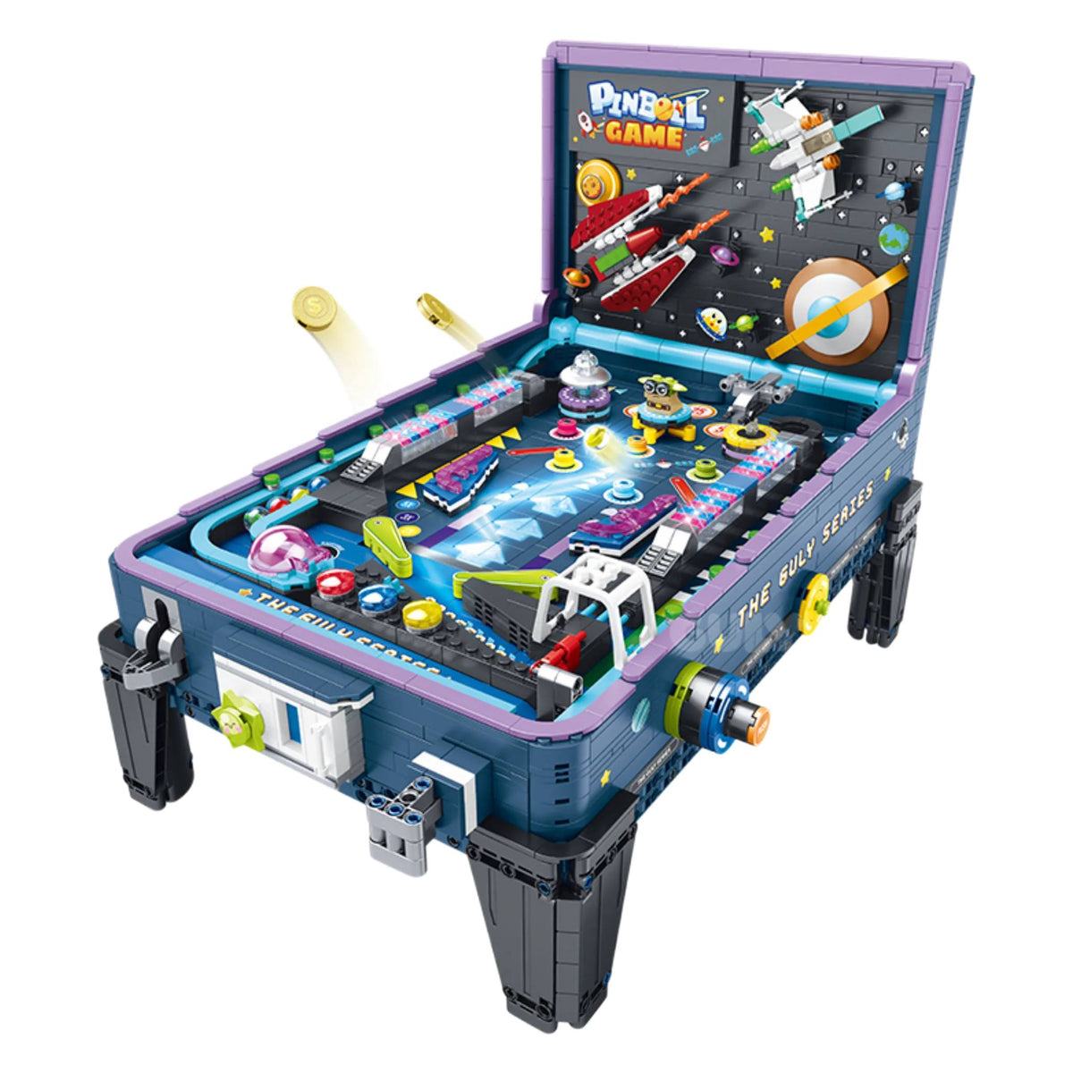 Pinball Space Game Building Set 900PCS PINBALL GAME
