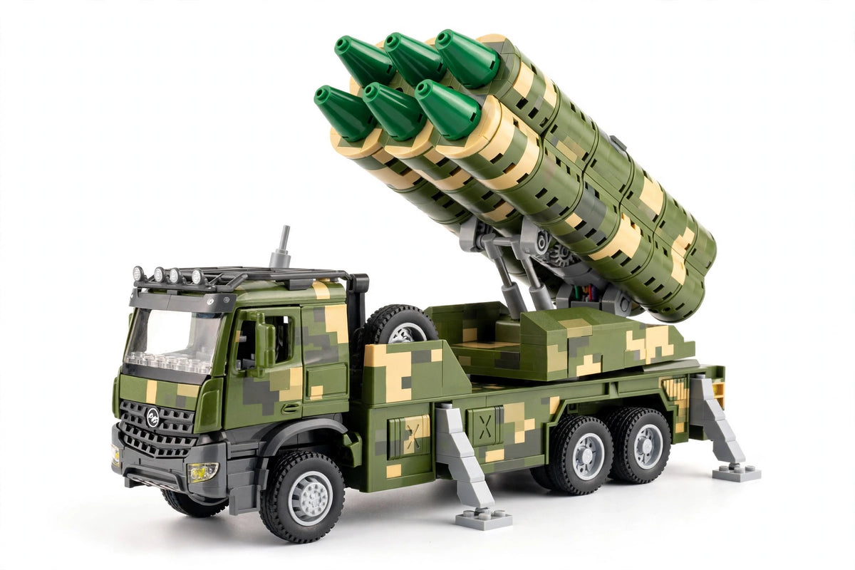 Rocket Launcher Vehicle Building Set 104PCS