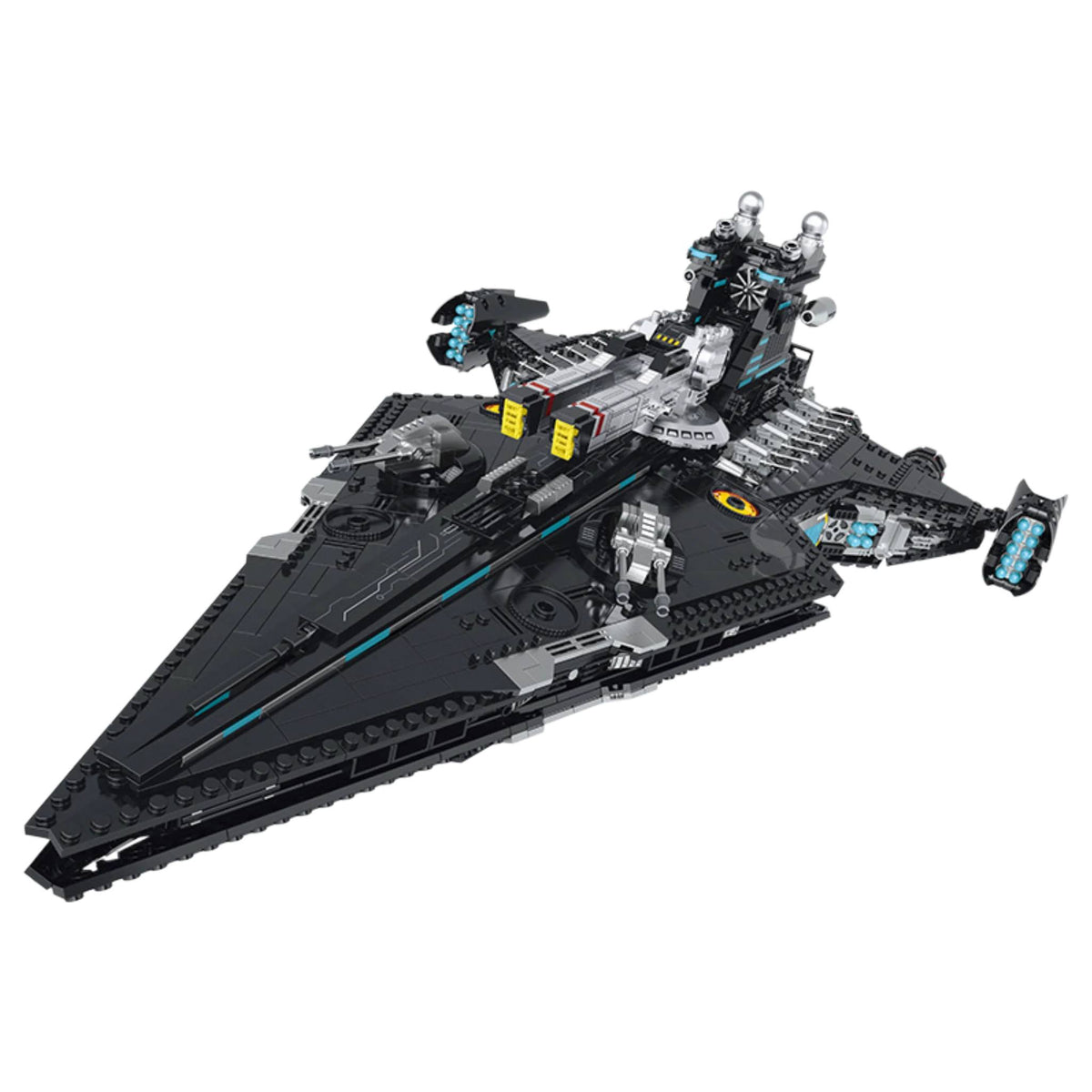 Space Destroyer Black Triangle Building Set 1500PCS