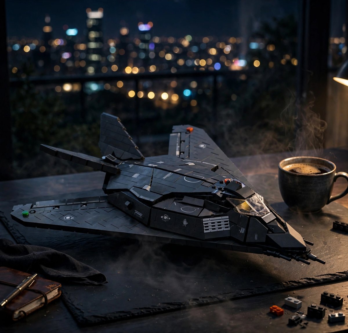 F-117A Nighthawk Building Set 1375PCS