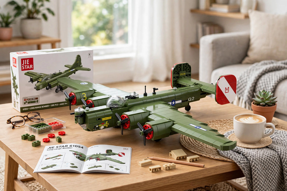 Long-Range Bomber Building Set 1380PCS