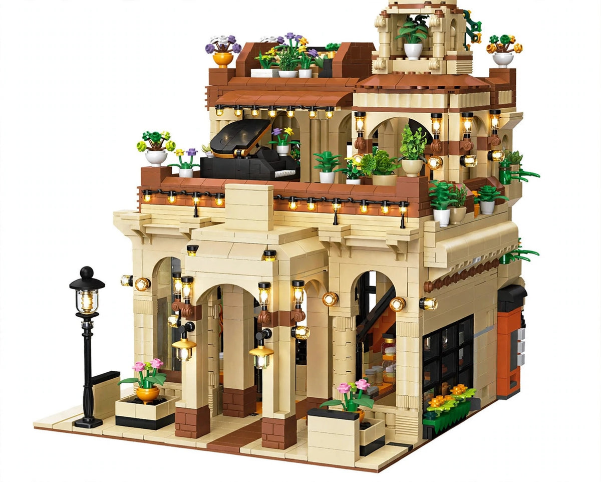 Modern Cafe Restaurant Modular – 2000 Pieces Corner Dining Collection