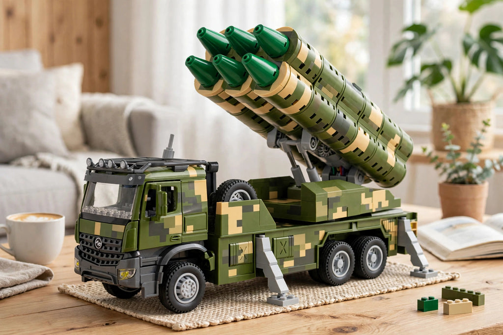 Rocket Launcher Vehicle Building Set 104PCS