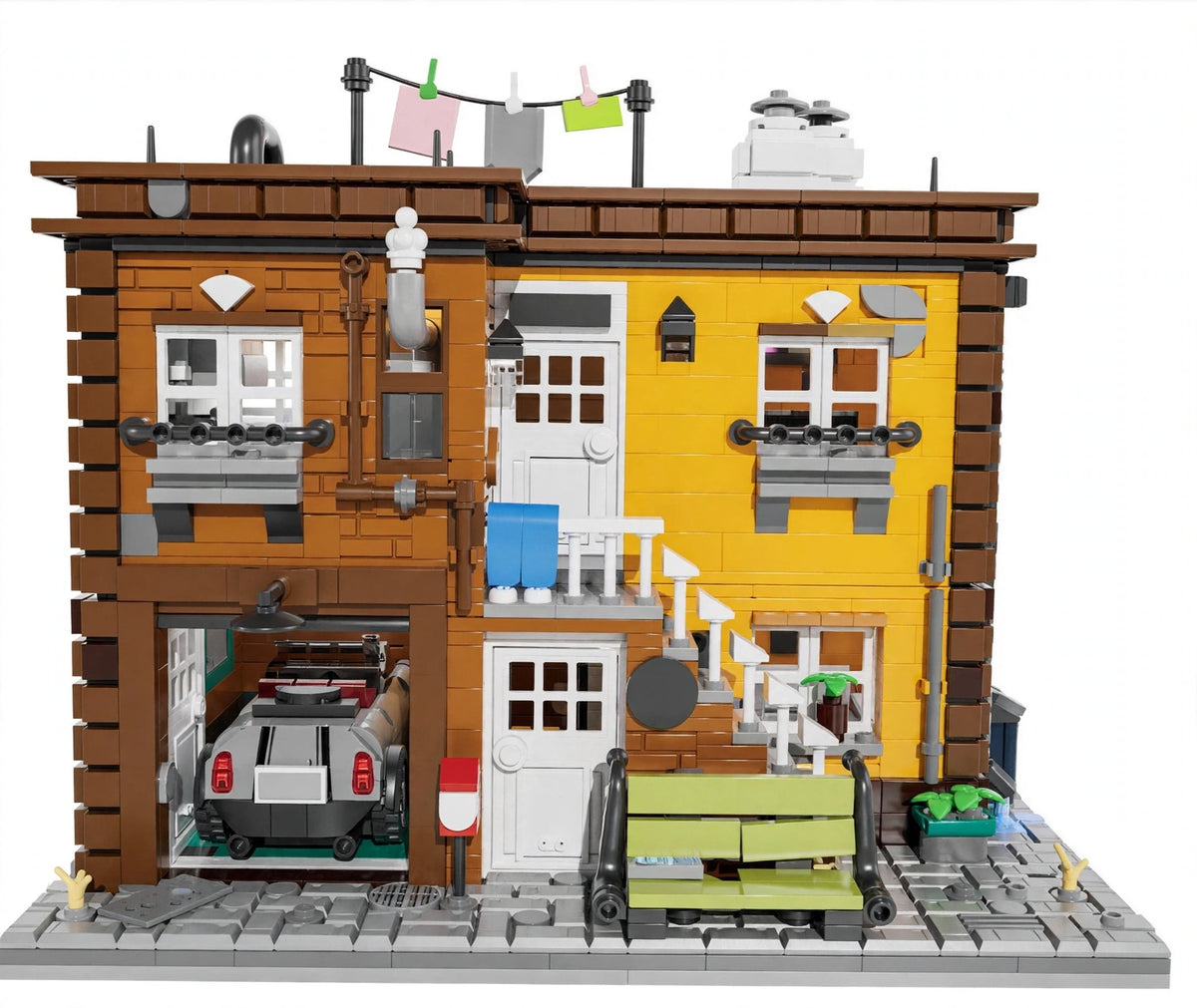 Ashley's 2-Story Urban House Modular Building Set