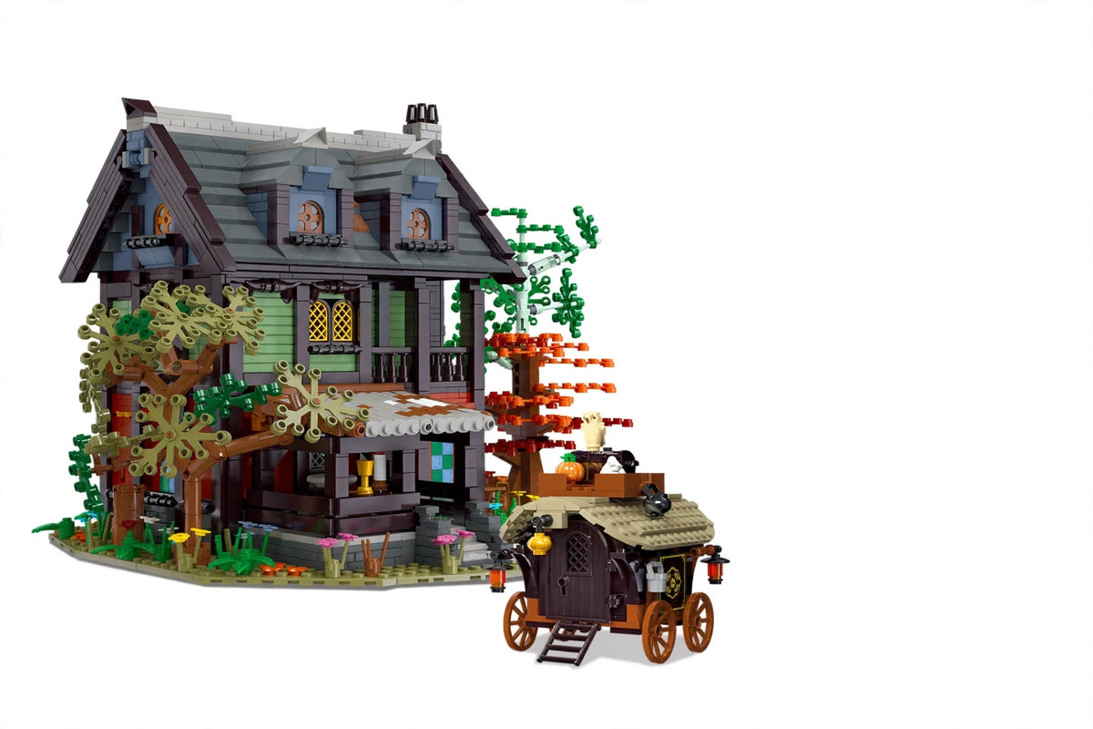 Medieval Inn Building Set - Enchanted Forest Tavern