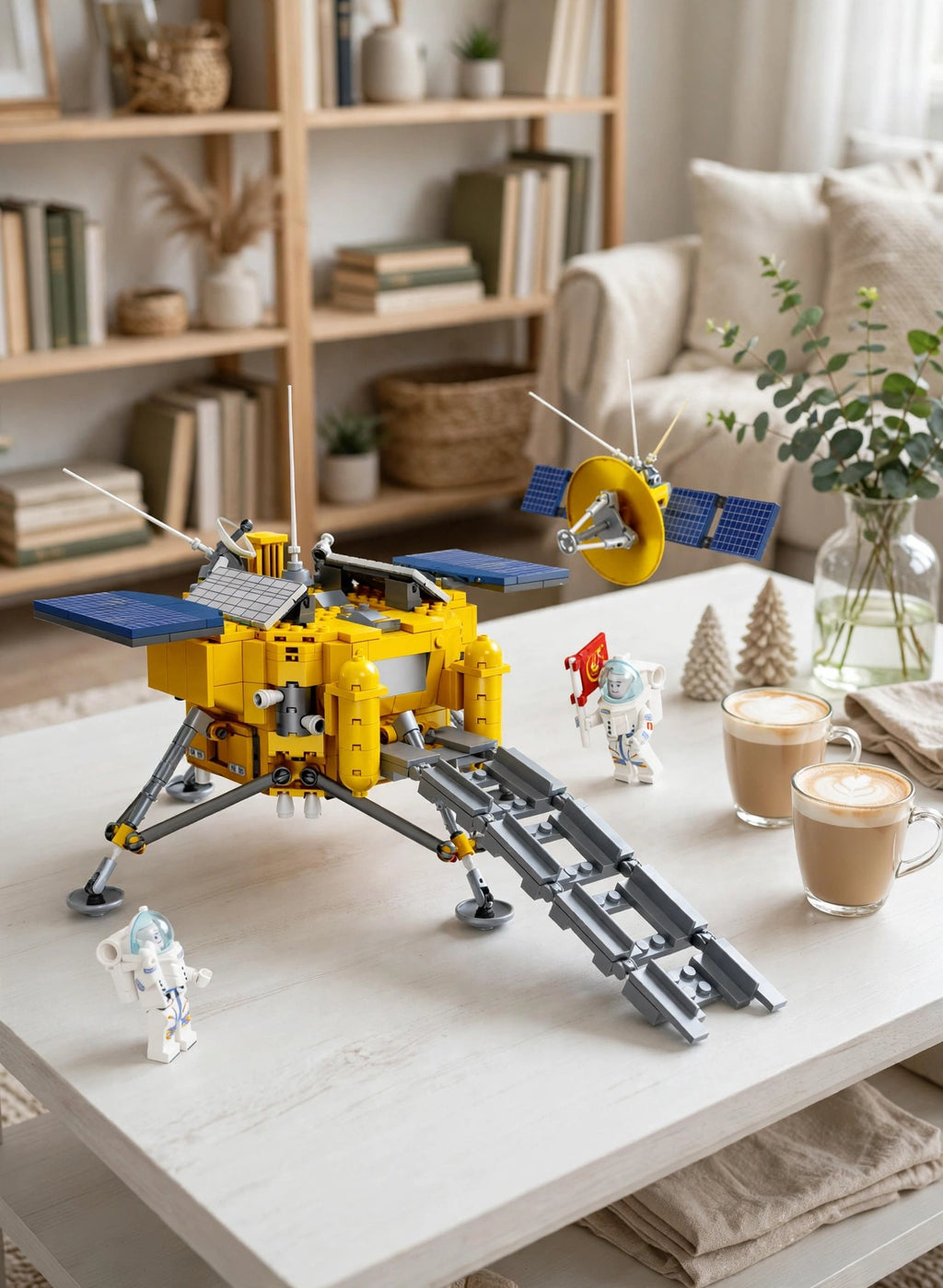 Chasing The Dream Galaxy Lunar Exploration Building Set